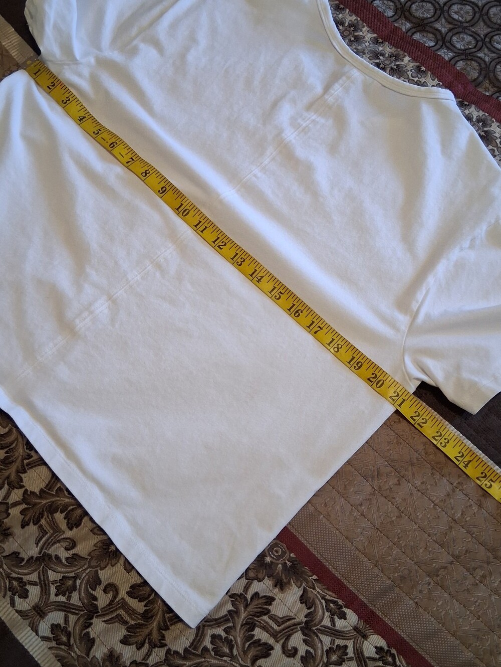 Athleta Classic Crew T-Shirt Set - White & Light Gray SzL  Women Summer Soft - Picture 4 of 16